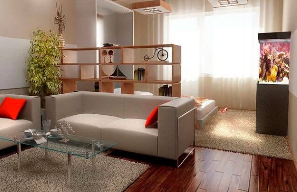 Как расставить мебель в однокомнатной квартире хрущевке?